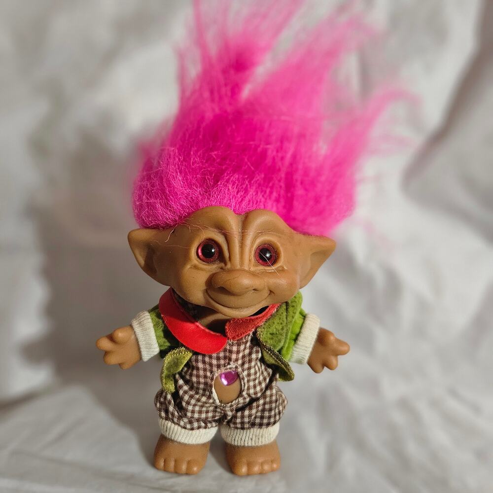 Vintage Ace Novelty Treasure Troll Doll